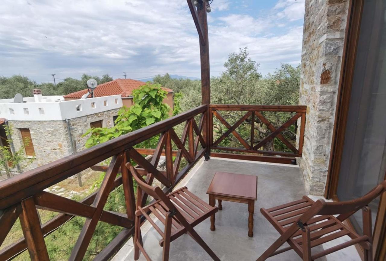 Elea Stone Houses in organic quiet olive grove, Prinos, Thassos Exterior foto