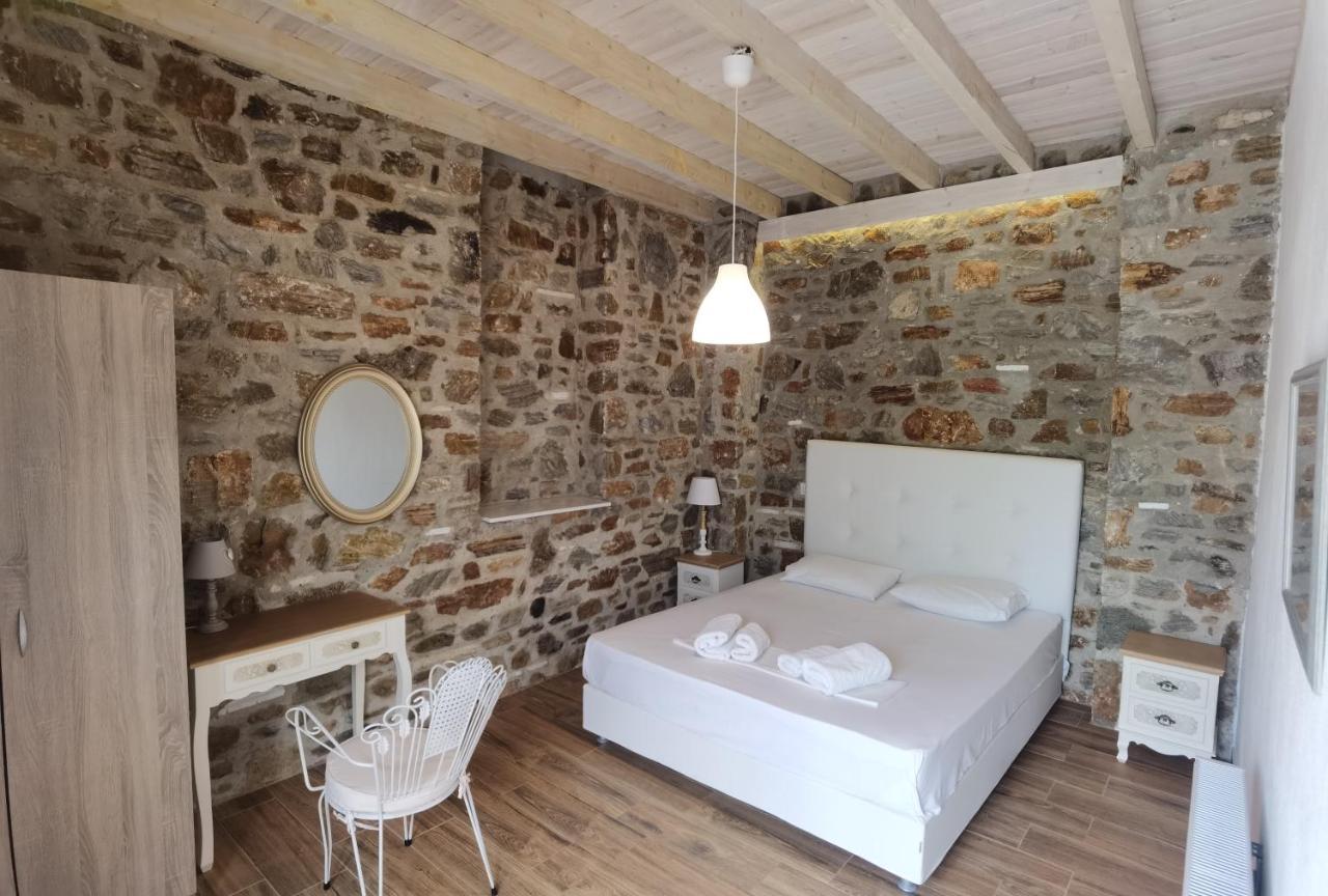 Elea Stone Houses in organic quiet olive grove, Prinos, Thassos Exterior foto