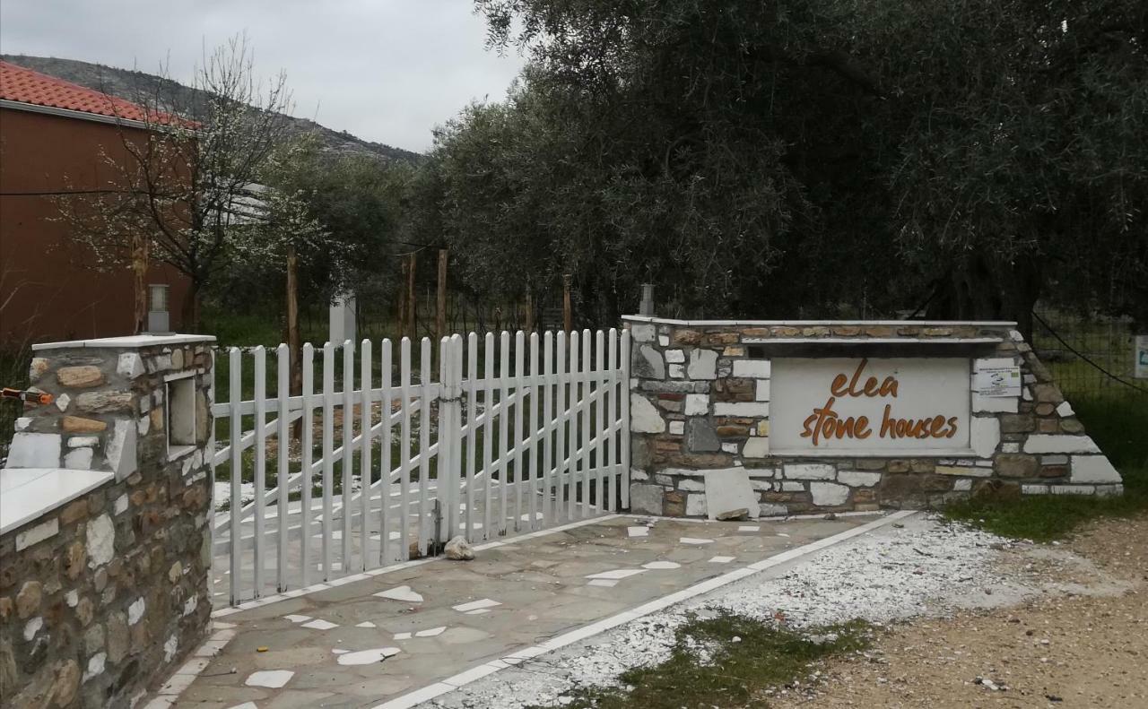 Elea Stone Houses in organic quiet olive grove, Prinos, Thassos Exterior foto